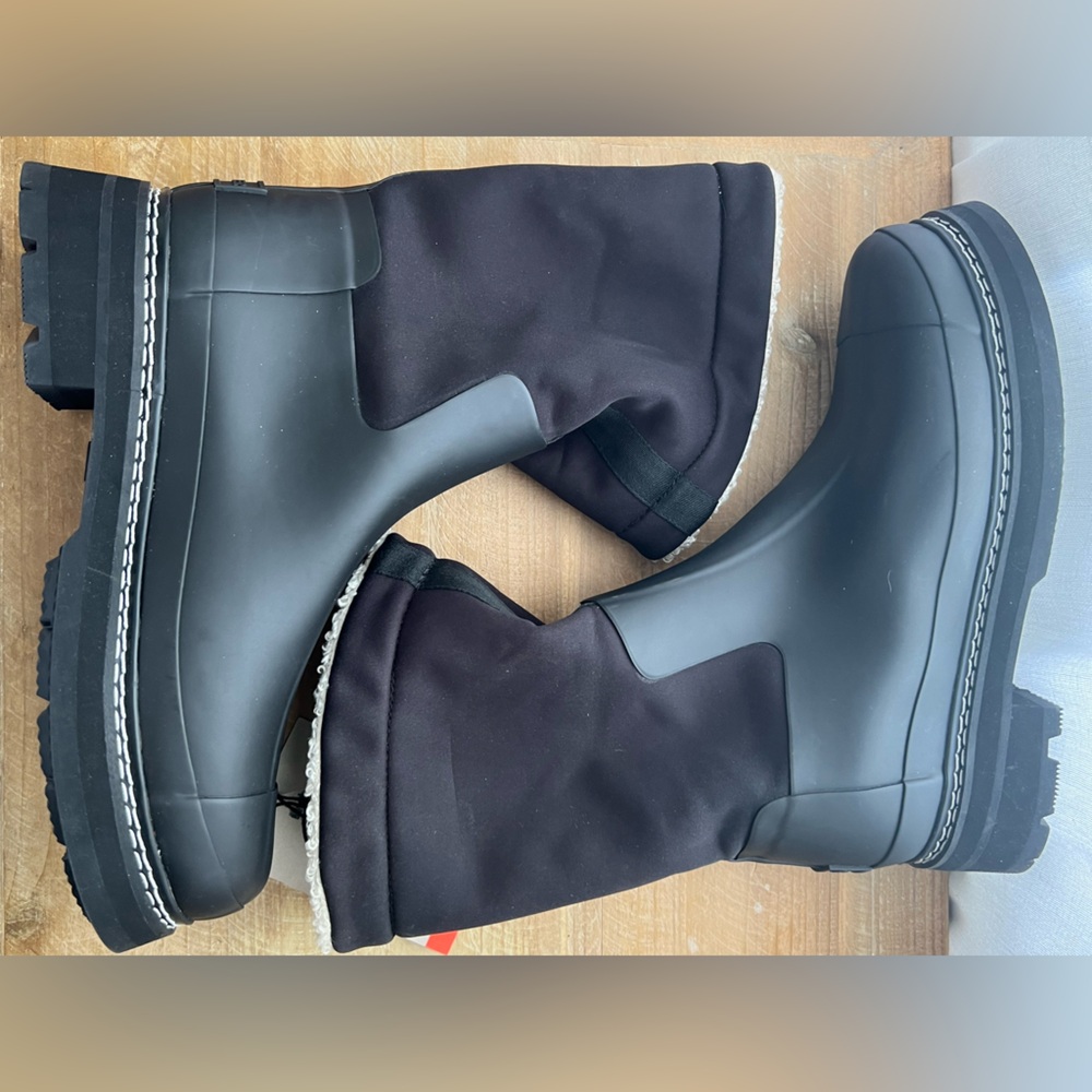 New Hunter Refined Stitch Sherpa Boot Women's Size 8 - Picture 6 of 10
